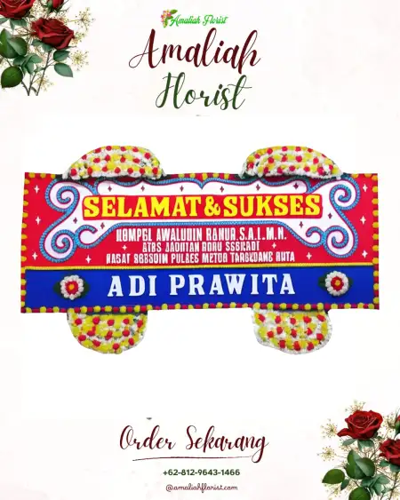 Papan Bunga Ucapan Selamat Rejosalam